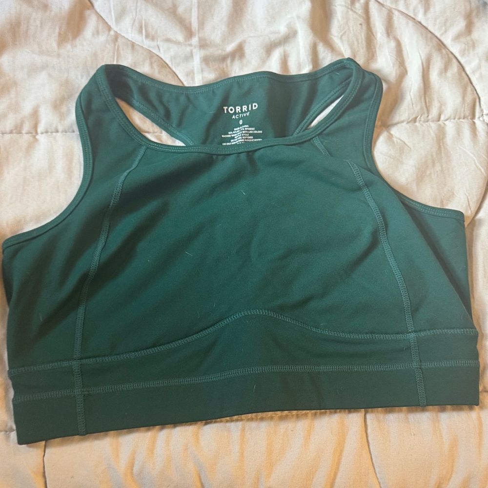 Torrid Dark Green Sports Bra